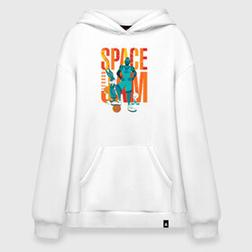 Худи SuperOversize хлопок с принтом Space Jam Lebron в Курске, 70% хлопок, 30% полиэстер, мягкий начес внутри | карман-кенгуру, эластичная резинка на манжетах и по нижней кромке, двухслойный капюшон
 | bugs bunny | lebron james | space jam | space jam 2 | space jam a new legacy | tweety | vdzabma | багз банни | космический джем | космический джем 2 | космический джем: новое поколение | леброн джеймс | твити