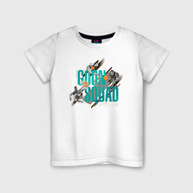 Детская футболка хлопок с принтом Space Jam Goon Squad в Курске, 100% хлопок | круглый вырез горловины, полуприлегающий силуэт, длина до линии бедер | chronos | goon squad | space jam | space jam 2 | space jam a new legacy | vdzabma | wet fire | white mamba | белая мамба | космический джем | космический джем 2 | космический джем: новое поколение