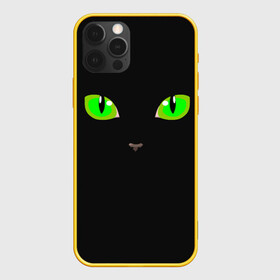 Чехол для iPhone 12 Pro Max с принтом КОШАЧЬИ ГЛАЗКИ в Курске, Силикон |  | cat | cat eyes | eyes | аниме | взгляд | глаза | глаза кошки | глазки | животные | зелёный | киса | кот | коте | котейка | котенок | котэ | котя | кошачий глаз | кошачьи глаза | кошечка | кошка | мордочка