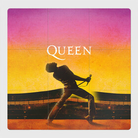 Магнитный плакат 3Х3 с принтом Queen Freddie Mercury (Z) в Курске, Полимерный материал с магнитным слоем | 9 деталей размером 9*9 см | Тематика изображения на принте: freddie mercury | music | queen | брайан мэй | глэм рок | джон дикон | королева | музыка | поп рок | роджер тейлор | фредди меркьюри | хард рок