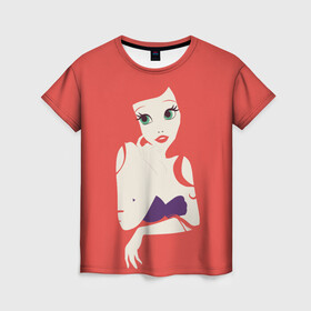 Женская футболка 3D с принтом Ariel the Mermaid в Курске, 100% полиэфир ( синтетическое хлопкоподобное полотно) | прямой крой, круглый вырез горловины, длина до линии бедер | ariel | disney | princess | sea | shtatdis | ариэль | дисней | русалочка