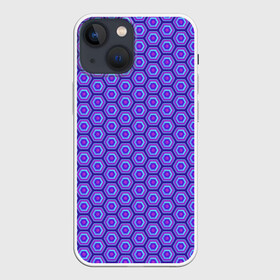 Чехол для iPhone 13 mini с принтом Geometric Background в Курске,  |  | background | geometry | hexagon | pattern | texture | геометрия | паттерн | соты | текстура | фон | шестиугольник