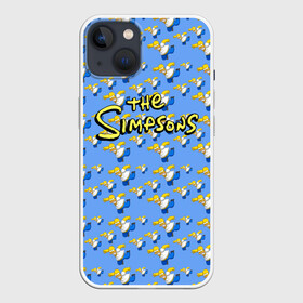 Чехол для iPhone 13 с принтом Gomers pattern в Курске,  |  | gomer | simpsons | the simpson | гомер | мульт | мультфильм | симпсоны