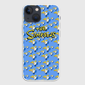 Чехол для iPhone 13 mini с принтом Gomers pattern в Курске,  |  | gomer | simpsons | the simpson | гомер | мульт | мультфильм | симпсоны