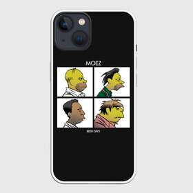 Чехол для iPhone 13 с принтом Mozes band в Курске,  |  | gomer | simpsons | the simpson | гомер | мульт | мультфильм | симпсоны