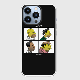 Чехол для iPhone 13 Pro с принтом Mozes band в Курске,  |  | gomer | simpsons | the simpson | гомер | мульт | мультфильм | симпсоны