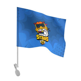 Флаг для автомобиля с принтом Грифф Griff Brawl Stars в Курске, 100% полиэстер | Размер: 30*21 см | brawl | brawl stars | brawlstars | brawl_stars | grif | griff | бравл | бравлстарс | грифф