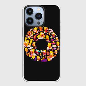Чехол для iPhone 13 Pro с принтом Пончик Гомер в Курске,  |  | gomer | simpsons | the simpson | гомер | мульт | мультфильм | симпсоны