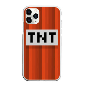 Чехол для iPhone 11 Pro матовый с принтом TNT в Курске, Силикон |  | Тематика изображения на принте: игры | красный | лето | майнкрафт | тнт