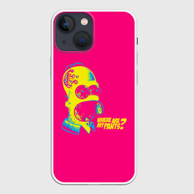 Чехол для iPhone 13 mini с принтом Acid Gomer в Курске,  |  | gomer | simpsons | the simpson | гомер | мульт | мультфильм | симпсоны