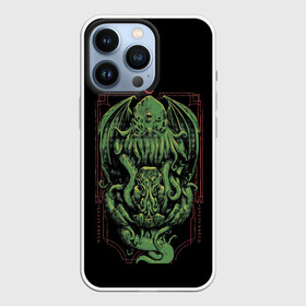 Чехол для iPhone 13 Pro с принтом The Great Old One в Курске,  |  | ancient | azathoth | call | cthulhu | dagon | good | great | howard | hydra | lovecraft | luck | nyarlathotep | of | phillips | the | unknown | yog sothoth | азатот | великий | гидра | говард | дагон | древний | зов | йог сотот | ктулху | лавкрафт | невед