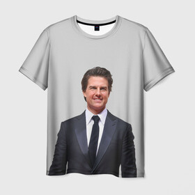 Мужская футболка 3D с принтом Tom Kryz в Курске, 100% полиэфир | прямой крой, круглый вырез горловины, длина до линии бедер | Тематика изображения на принте: tomcruise | знаменитостьтомкруз | том круз | томкрузактер