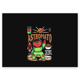 Поздравительная открытка с принтом Astromato в Курске, 100% бумага | плотность бумаги 280 г/м2, матовая, на обратной стороне линовка и место для марки
 | Тематика изображения на принте: alive | astronaut | defender | food | galaxy | ketchup | monster | moon | pizza | planet | space | spaghetti | tomato | vegetable | астронавт | галактика | еда | живая | живой | защитник | кетчуп | космос | луна | монстр | овощ | пицца | планета | помидор