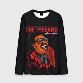Мужской лонгслив 3D с принтом The Weeknd - After Hours в Курске, 100% полиэстер | длинные рукава, круглый вырез горловины, полуприлегающий силуэт | blinding lights | music | pop | star boy | the weekend | the weeknd | музыка | уикенд