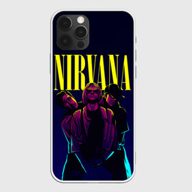 Чехол для iPhone 12 Pro с принтом Nirvana Neon в Курске, силикон | область печати: задняя сторона чехла, без боковых панелей | alternative | kurt cobain | metall | music | nirvana | rock | альтернатива | курт кобейн | курт кобэйн | металл | музыка | нирвана | нирванна | рок