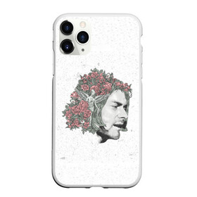 Чехол для iPhone 11 Pro Max матовый с принтом Цветы в волосах в Курске, Силикон |  | alternative | kurt cobain | metall | music | nirvana | rock | альтернатива | курт кобейн | курт кобэйн | металл | музыка | нирвана | нирванна | рок