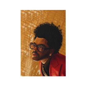 Обложка для паспорта матовая кожа с принтом After Hours - The Weeknd в Курске, натуральная матовая кожа | размер 19,3 х 13,7 см; прозрачные пластиковые крепления | blinding lights | music | pop | star boy | the weekend | the weeknd | музыка | уикенд
