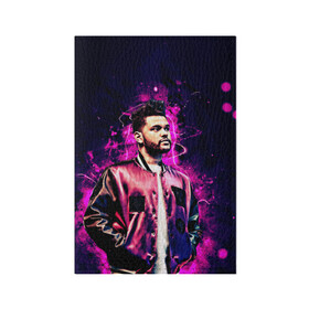 Обложка для паспорта матовая кожа с принтом The Weeknd в Курске, натуральная матовая кожа | размер 19,3 х 13,7 см; прозрачные пластиковые крепления | blinding lights | music | pop | star boy | the weekend | the weeknd | музыка | уикенд