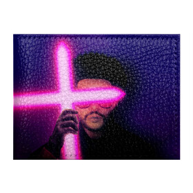 Обложка для студенческого билета с принтом The Weeknd - Blinding Lights в Курске, натуральная кожа | Размер: 11*8 см; Печать на всей внешней стороне | blinding lights | music | pop | star boy | the weekend | the weeknd | музыка | уикенд