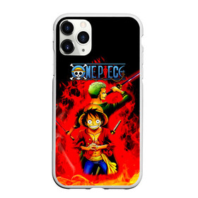 Чехол для iPhone 11 Pro матовый с принтом Зоро и Луффи в огне One Piece в Курске, Силикон |  | anime | manga | monkey d. luffy | one piece | zoro roronoa | аниме | большой куш | ван пис | вон пис | зородзюро | король пиратов | луси | луфи | луффи | манга | манки д. луффи | мугивара | охотник на пиратов | пират