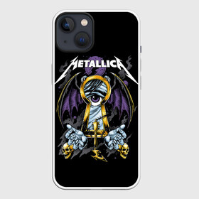 Чехол для iPhone 13 с принтом Взгляд сквозь замок в Курске,  |  | alternative | metalica | metall | metallica | music | rock | альтернатива | джеймс хэтфилд | металика | металл | металлика | музыка | рок