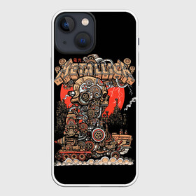 Чехол для iPhone 13 mini с принтом Стимпанк Металлика в Курске,  |  | alternative | metalica | metall | metallica | music | rock | альтернатива | джеймс хэтфилд | металика | металл | металлика | музыка | рок