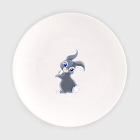 Тарелка с принтом Серый зайка в Курске, фарфор | диаметр - 210 мм
диаметр для нанесения принта - 120 мм | Тематика изображения на принте: животное | зайчик | заяц | зверь | кролик | пушистый | серый зайка | уши | хвост