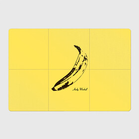 Магнитный плакат 3Х2 с принтом Энди Уорхол - Банан в Курске, Полимерный материал с магнитным слоем | 6 деталей размером 9*9 см | andy warhol | warhol | банан | желтый | картина | уорхол | энди уорхол | эндрю уорхол