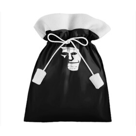 Подарочный 3D мешок с принтом Троллфейс в Курске, 100% полиэстер | Размер: 29*39 см | cursed | trollface | безысходность | мемы | черно белый