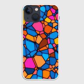 Чехол для iPhone 13 mini с принтом Mosaic в Курске,  |  | mosaic | мозаика | стекло | текстура