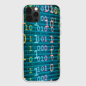 Чехол для iPhone 12 Pro Max с принтом Бинарный код в Курске, Силикон |  | Тематика изображения на принте: binary | code | бинарный | еденица | код | ноль | последовательность | программа