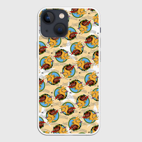 Чехол для iPhone 13 mini с принтом The Angry Beavers   Крутые Бобры в Курске,  |  | angry | beavers | daggett | norbert | бобер | бобр | бобры | дег | деггет | дуфус | крутые | мульт | норб | норберт | фостер