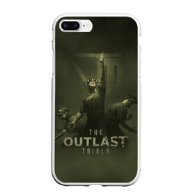 Чехол для iPhone 7Plus/8 Plus матовый с принтом The Outlast Trial в Курске, Силикон | Область печати: задняя сторона чехла, без боковых панелей | Тематика изображения на принте: game | horror | outlast | апшер | аутласт | аутлэст | игра | майлз | меркоф | хоррор