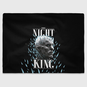 Плед 3D с принтом The Night King в Курске, 100% полиэстер | закругленные углы, все края обработаны. Ткань не мнется и не растягивается | Тематика изображения на принте: crow | fire and blood | game of thrones | lannister | stark | statwb | targaryen | винтерфел | ворон | игра престолов | король ночи | ланнистер | лютоволк | мать драконов | пламя и кровь | север | старки | таргариен | черные крылья