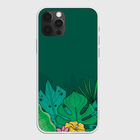 Чехол для iPhone 12 Pro Max с принтом Мои джунгли в Курске, Силикон |  | background | арт | джунгли | иллюстрация | папоротник