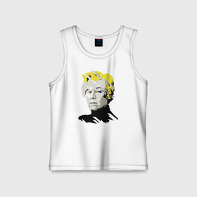 Детская майка хлопок с принтом Andy&Marilyn в Курске,  |  | andy warhol | art | celebrity | face | legend | pop art | автопортрет | знаменитость | искусство | легенда | лицо | поп арт | энди уорхол