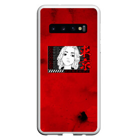 Чехол для Samsung Galaxy S10 с принтом МИККИ | RED EDITION в Курске, Силикон | Область печати: задняя сторона чехла, без боковых панелей | Тематика изображения на принте: anime | draken | mikey | tokyo revengers | аниме | дракен | кэн | манга | мандзиро | микки | рюгудзи | сано | токийские мстители