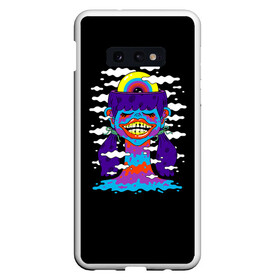 Чехол для Samsung S10E с принтом Арт /  Pop Art в Курске, Силикон | Область печати: задняя сторона чехла, без боковых панелей | art | pop art | арт | водопад | глаз | губы | девушка | облака | психоделика