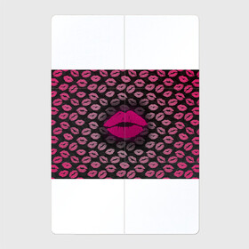 Магнитный плакат 2Х3 с принтом Малиновые губы в Курске, Полимерный материал с магнитным слоем | 6 деталей размером 9*9 см | Тематика изображения на принте: блестки | блестящий | губки | губы | желтый | звезды | краски | отпечаток | поцелуй | розовый | сверкает
