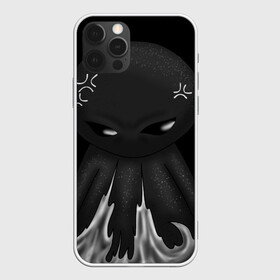 Чехол для iPhone 12 Pro Max с принтом Ом ном ном в Курске, Силикон |  | black | dark | gothic | gray | monochrome | mork2028 | shadow | гнев | готический | злость | монохромный | морк2028 | подгорает | полыхает | тёмный | тень | тьма | чёрно белый