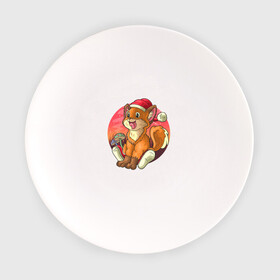 Тарелка с принтом Новогодний лисёнок в Курске, фарфор | диаметр - 210 мм
диаметр для нанесения принта - 120 мм | Тематика изображения на принте: арт | грибочки | дикое животное | иллюстрация | лисёнок