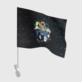 Флаг для автомобиля с принтом Отдряд Мугивара One Piece в Курске, 100% полиэстер | Размер: 30*21 см | anime | manga | one piece | аниме | большой куш | ван пис | весёлый роджер | вон пис | король пиратов | логотип | манга | монки д. луффи | мугивары | перекрещённый костями | пират | пиратский флаг