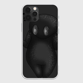 Чехол для iPhone 12 Pro Max с принтом Вопрос в Курске, Силикон |  | black | black and white | dark | gothic | gray | monochrome | mork2028 | shadow | готический | монохромный | морк2028 | серый | тёмный | тень | тьма | чёрно белый | чёрный