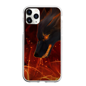 Чехол для iPhone 11 Pro матовый с принтом ОГНЕНЫЙ ВОЛК, 3d в Курске, Силикон |  | боевойоскал | волк | глаза | гнев | злой | зубы | искра | огонь | пламья | страшный | уголёк | языкипламени | ярость