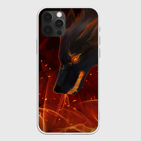Чехол для iPhone 12 Pro Max с принтом ОГНЕНЫЙ ВОЛК, 3d в Курске, Силикон |  | боевойоскал | волк | глаза | гнев | злой | зубы | искра | огонь | пламья | страшный | уголёк | языкипламени | ярость