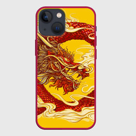 Чехол для iPhone 13 mini с принтом Китайский Дракон, China Dragon в Курске,  |  | Тематика изображения на принте: chinese dragon | dhina dragon | dragon | азиатский дракон | восточный дракон | дракон | китайские драконы | китайский дракон | красный дракон | традиционный китайский дракон | японский дракон