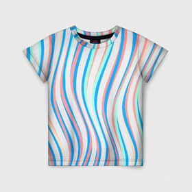 Детская футболка 3D с принтом Морская Лагуна! в Курске, 100% гипоаллергенный полиэфир | прямой крой, круглый вырез горловины, длина до линии бедер, чуть спущенное плечо, ткань немного тянется | гавайи. | море | океан | отдых | пляж | спокойствие | штиль