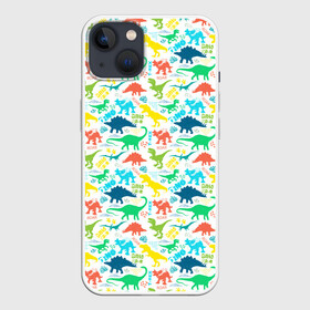 Чехол для iPhone 13 с принтом DINOSAUR в Курске,  |  | dinosaur | dinosaur era | pangolin | predator | pterodactyl | reptile | reptiloid | the dragon | the serpent | tyrannosaurus | динозавр | дракон | ледниковый период | птеродактиль | тираннозавр | хищник | эра динозавров | юрский пер