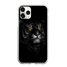 Чехол для iPhone 11 Pro матовый с принтом Тигр в Курске, Силикон |  | взгляд | глаза | киса | киска | кот | котик | котяра | профиль | пушистый | тигр | усы