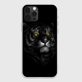 Чехол для iPhone 12 Pro Max с принтом Тигр в Курске, Силикон |  | взгляд | глаза | киса | киска | кот | котик | котяра | профиль | пушистый | тигр | усы